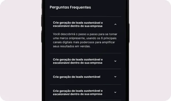 Exemplo de Perguntas e respostas em uma página do Keepo