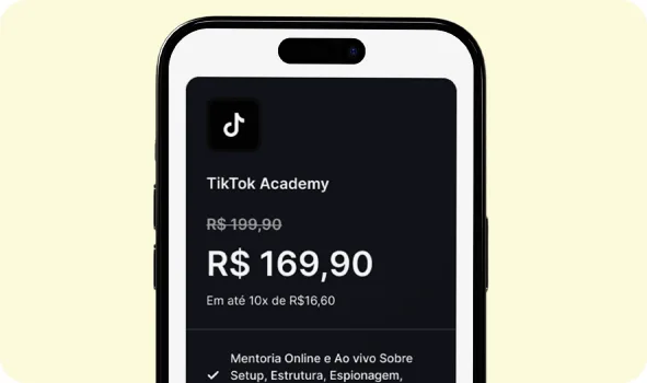 Exemplo de Preços em uma página do Keepo